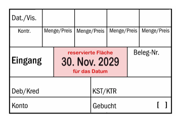 Individuele boekhoudkundige stempels